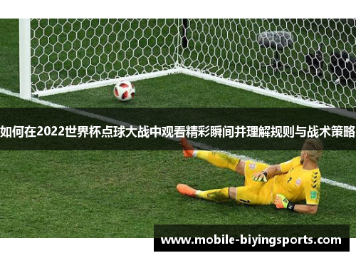 如何在2022世界杯点球大战中观看精彩瞬间并理解规则与战术策略